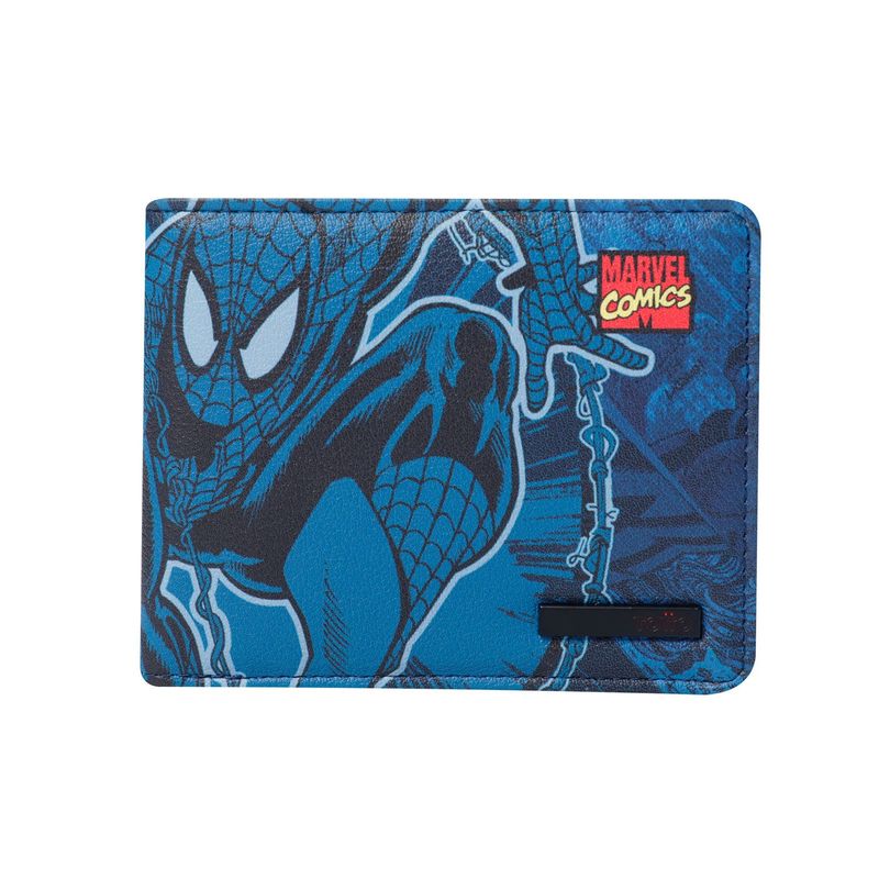 TOTTO - Billetera Marvel Blue Mediana Azul