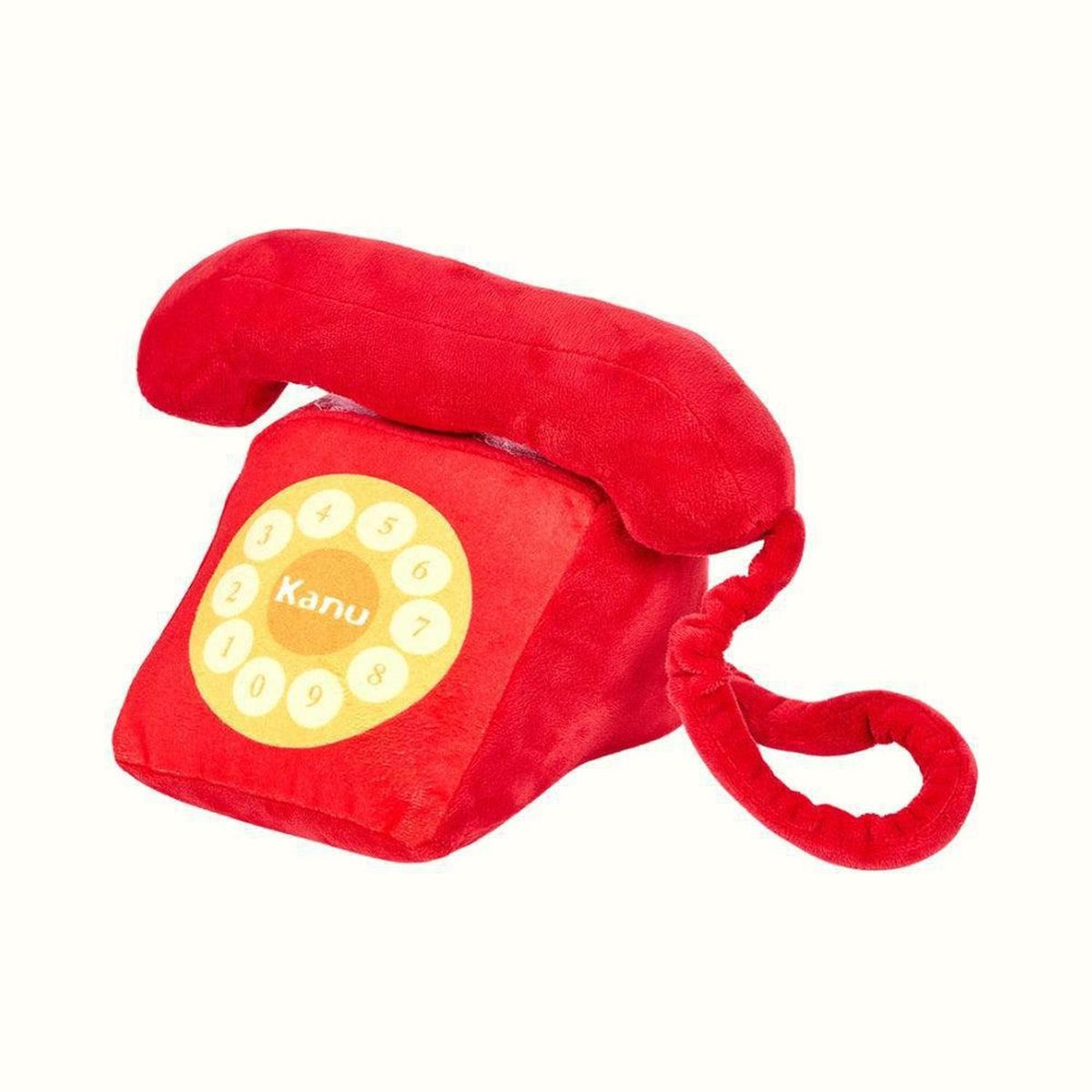 KANU - Juguete Peluche Teléfono Rojo Kanu Pet para Perro