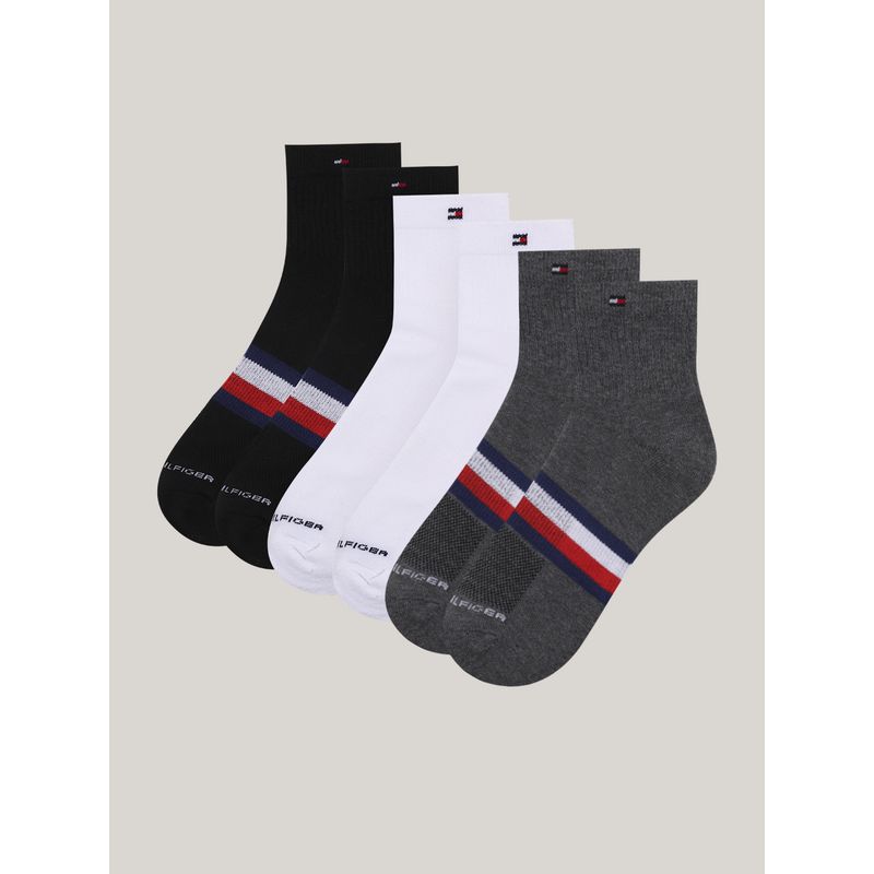 TOMMY HILFIGER - Pack De 3 Medias Deportivas Para Hombre Tommy Hilfiger