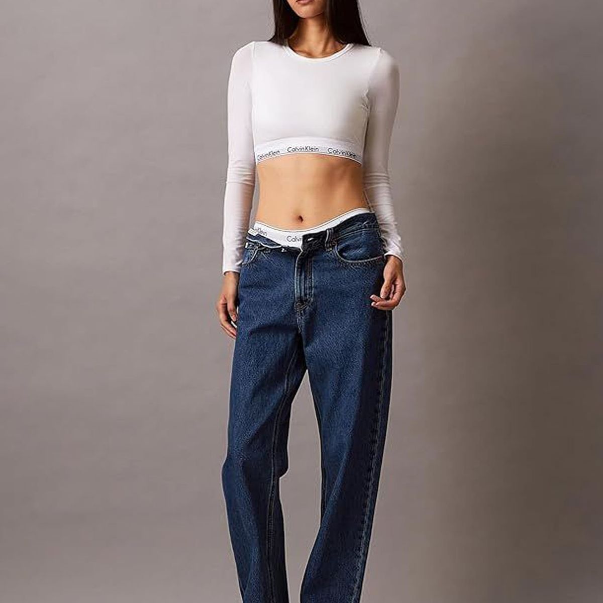 CALVIN KLEIN - Camiseta blanca bralette - modern cotton Calvin Klein