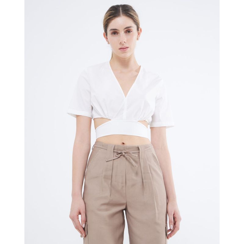 SEVEN SEVEN - Blusa Para Mujer Manga Corta Color Blanco Marca Seven Seven #28123930