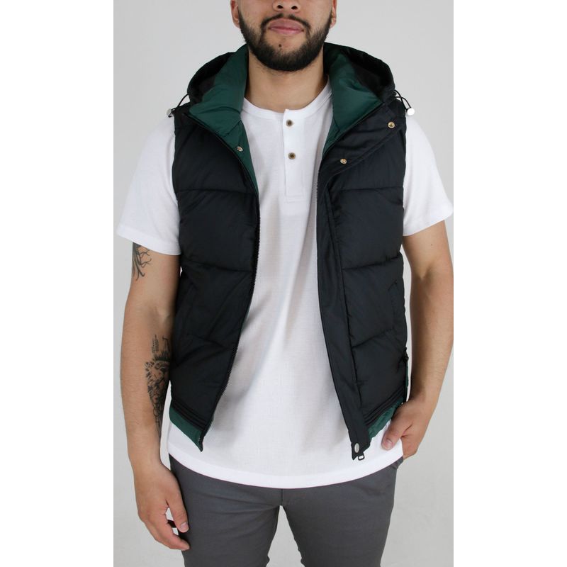 L Y H - Chaleco Para Hombre Negro Marca L&H