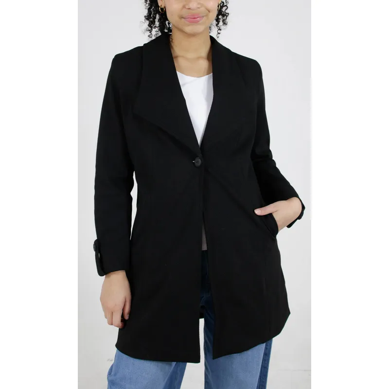 L Y H - Gaban Para Mujer Negro Marca L&H