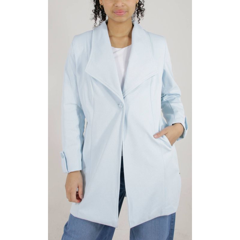 L Y H - Gaban Para Mujer Azul Marca L&H