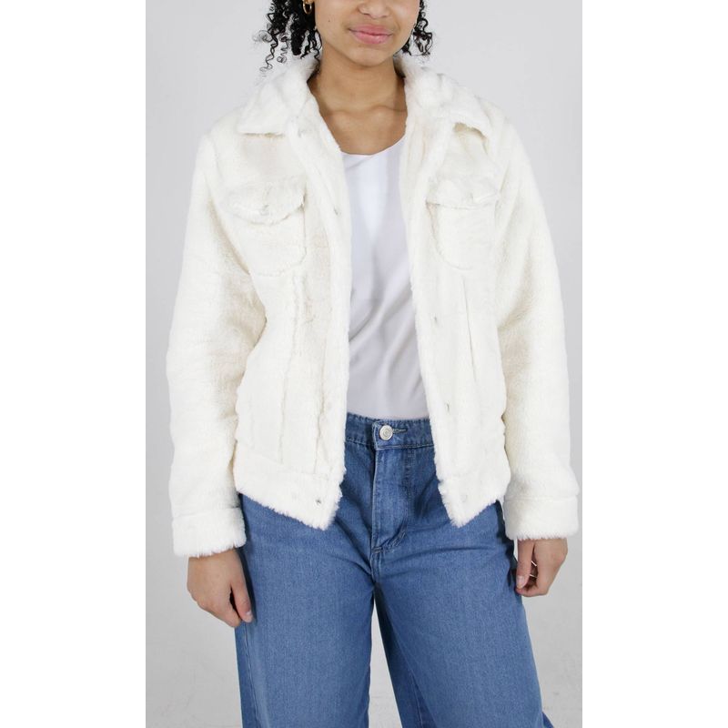 L Y H - Chaqueta Para Mujer Beige Marca L&H