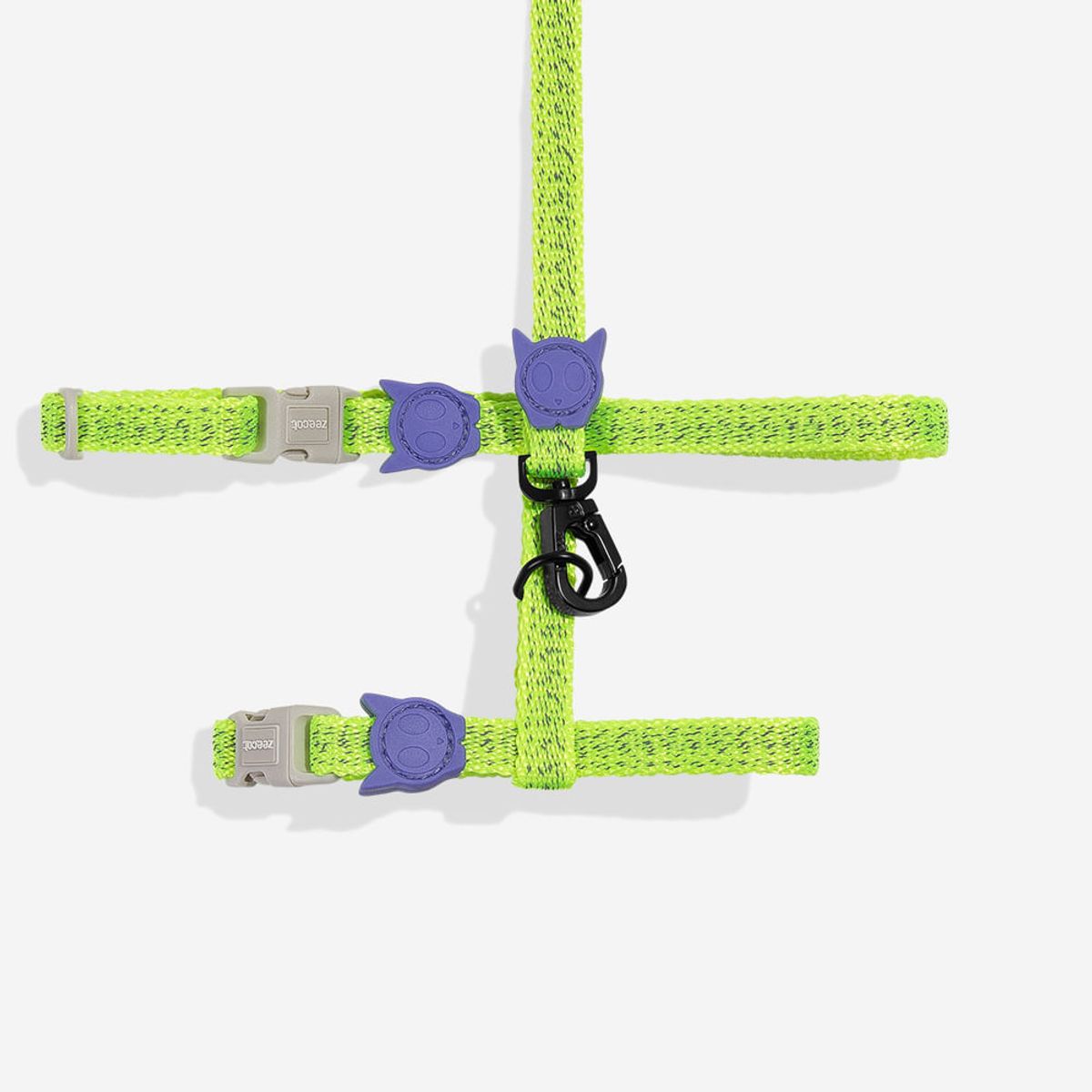 GENERICO - ZeeCat Set de Arnés + Correa para Gato ref Nox Lumen talla Única