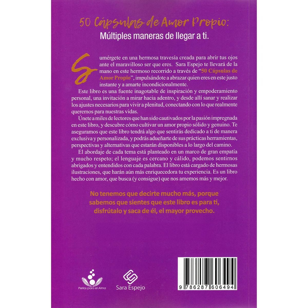 GENERICO - 50 Cápsulas De Amor Propio. Sara Espejo