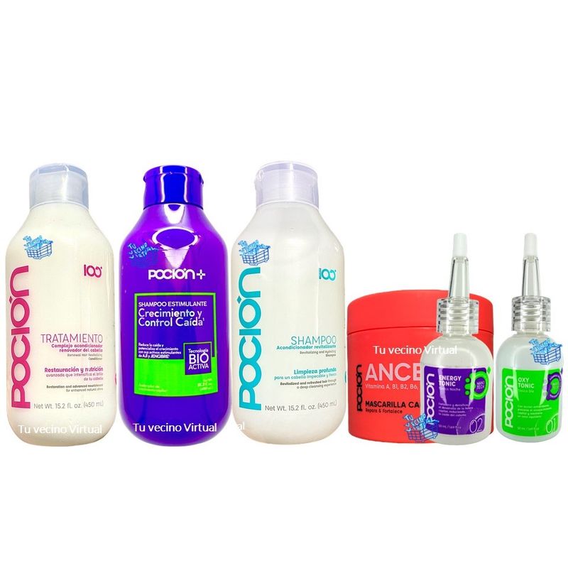 GENERICO - La Pocion Kit X5 Shampoo Dutonic mascarilla
