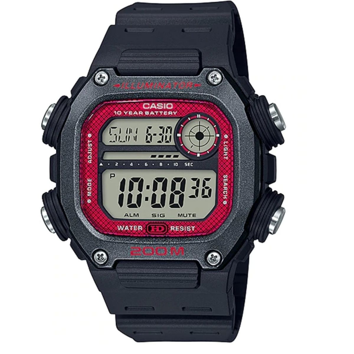 CASIO - Reloj Casio Referencia DW-291H-1B Diseño Deportivo