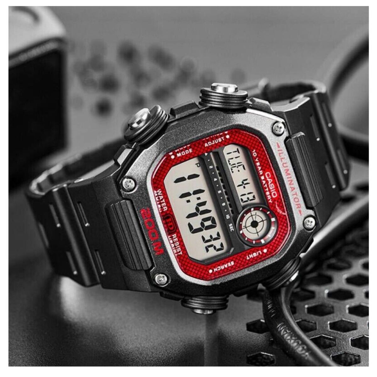CASIO - Reloj Casio Referencia DW-291H-1B Diseño Deportivo