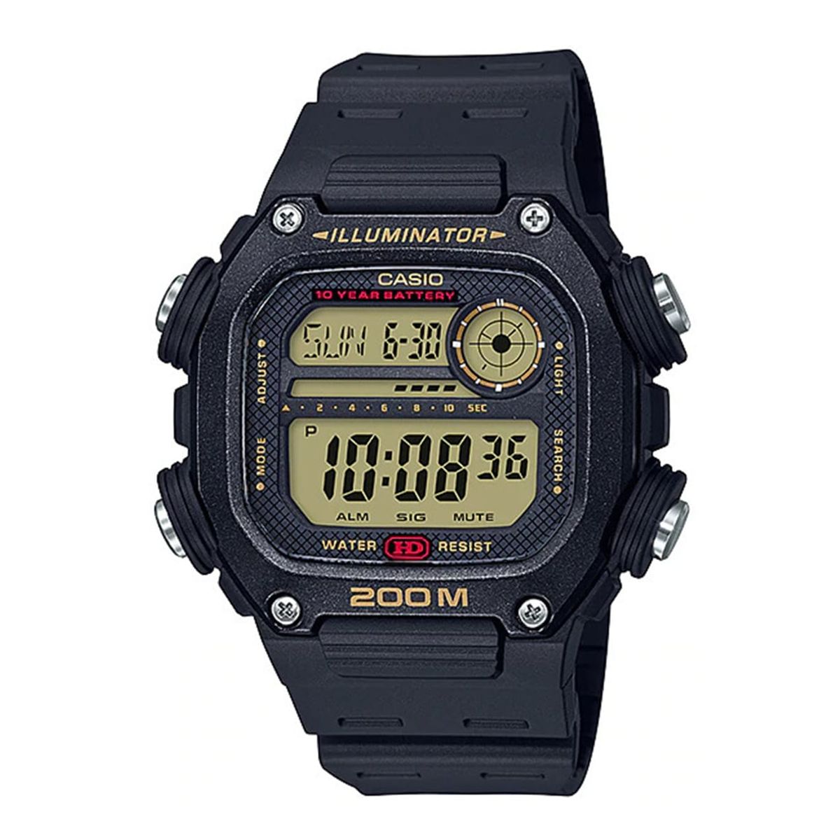 CASIO - Reloj Casio DW-291H-9A Diseño Deportivo