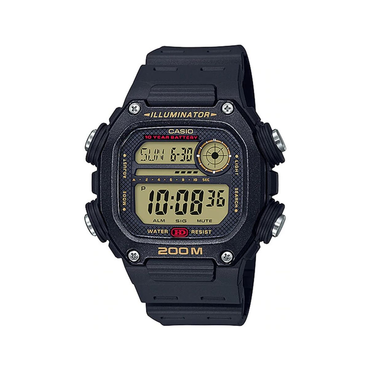 CASIO - Reloj Casio DW-291H-9A Diseño Deportivo