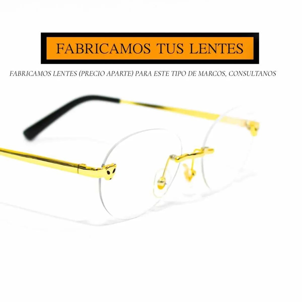 BUHO PARIS - Montura 3 Piezas en acero para mujer - dorada