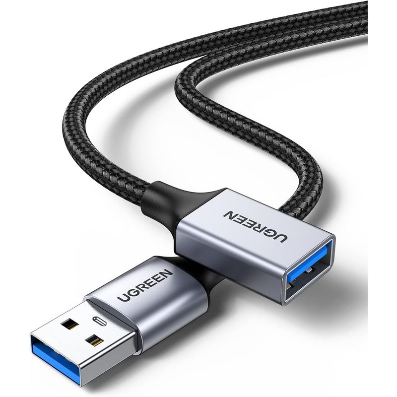 UGREEN - Cable Extensión UGREEN USB 3.0 Macho A Hembra 5 Gbps 2m