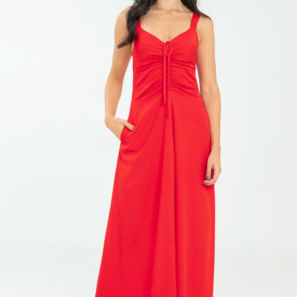 RAGGED - Vestido malva Rojo medio Ragged