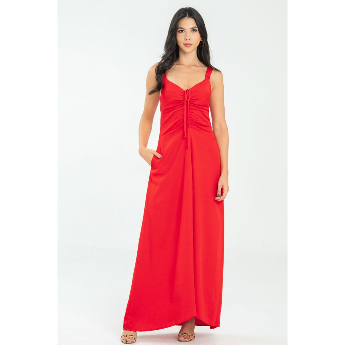 RAGGED - Vestido malva Rojo medio Ragged