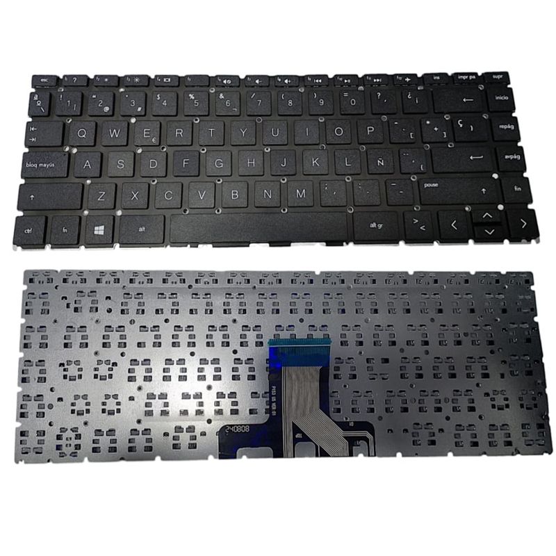 GENERICO - Teclado Repuesto Para Hp 14-ck 14-df 14-cd 14-dg 14-dk 14-dq
