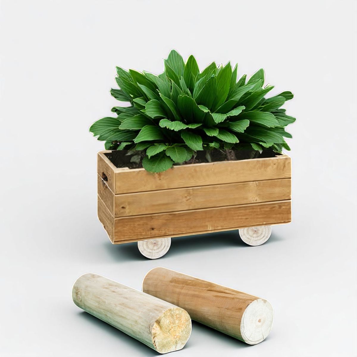 WOODMADE - Base en Madera Inmunizada para Materas