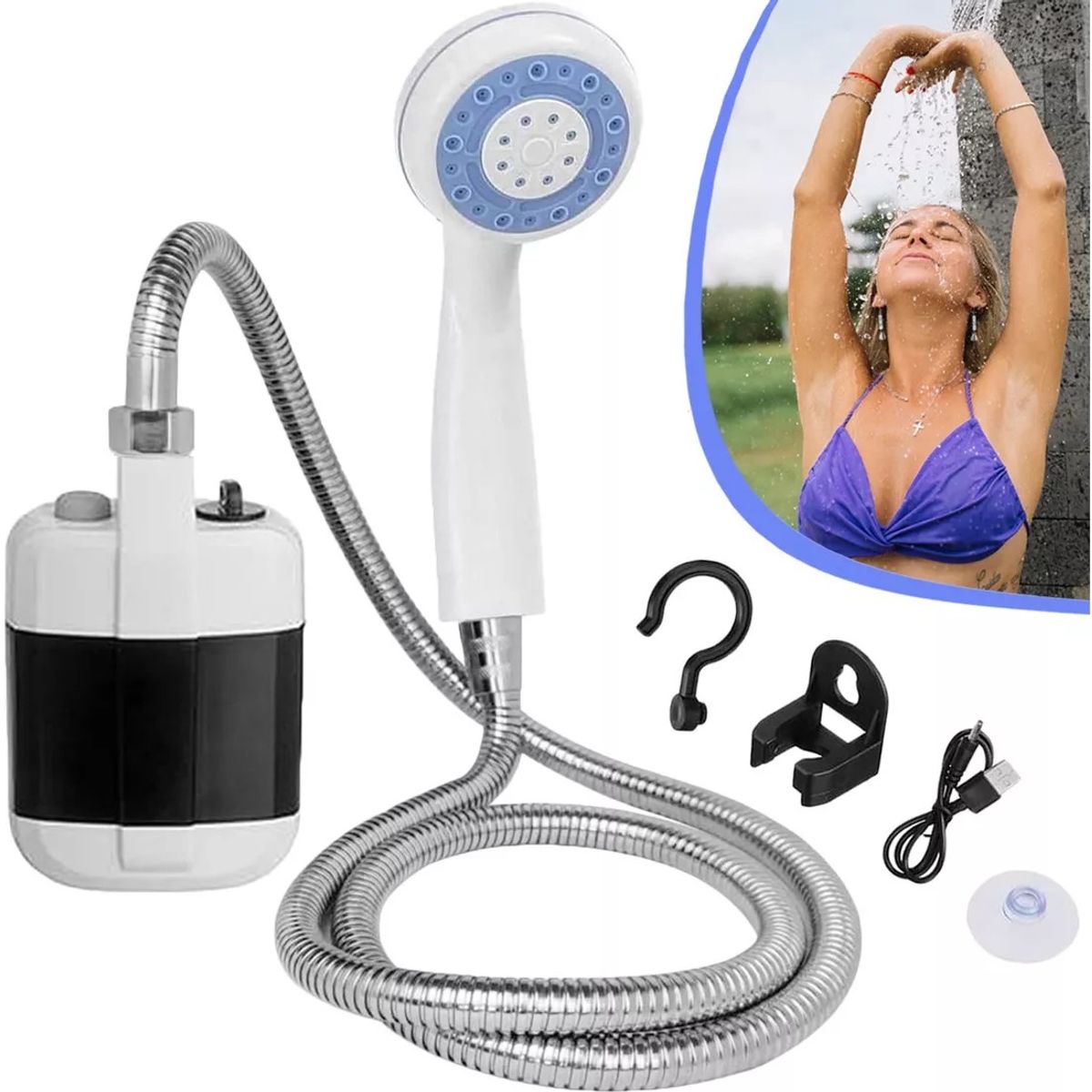 GENERICO - Ducha Portátil Para Camping Regadera Portatil Ducha Exterior