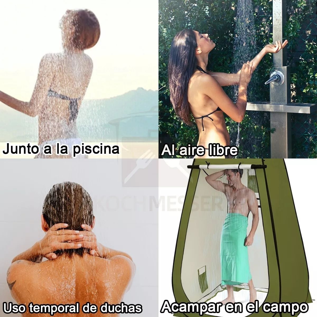 GENERICO - Ducha Portátil Para Camping Regadera Portatil Ducha Exterior