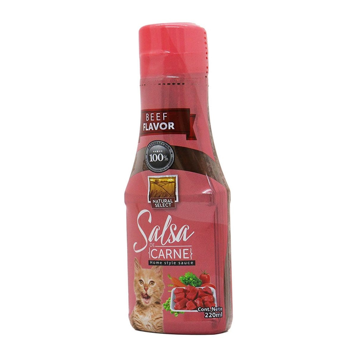 PETSPA - Salsa Para Gato Natural Select Sabor a Carne 220 ml