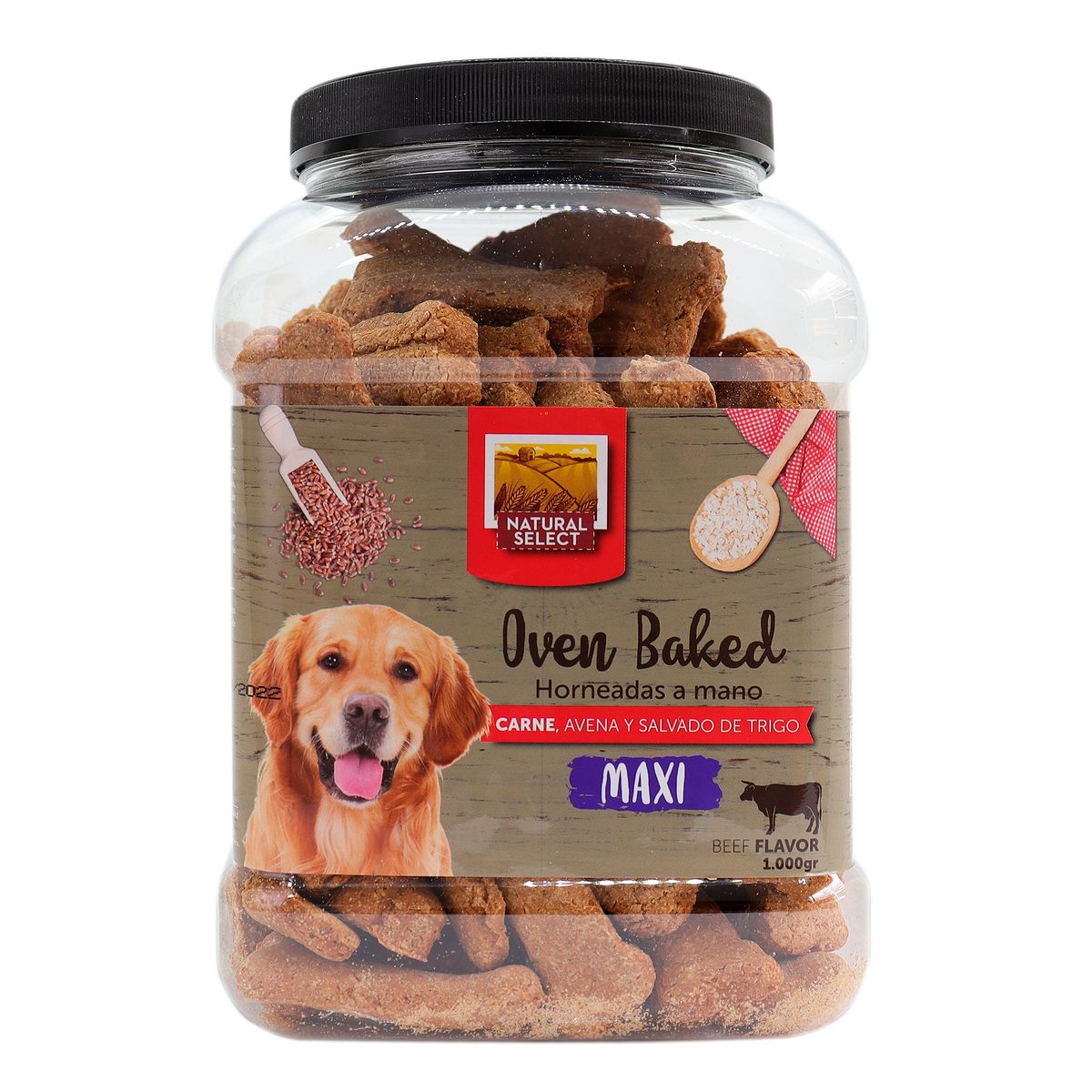 PETSPA - Galleta Para Perro Natural Select Maxi Bombonera 1000 Gr