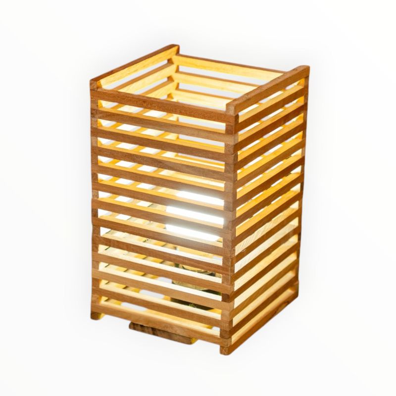 WOODMADE - Lámpara de Mesa en Madera