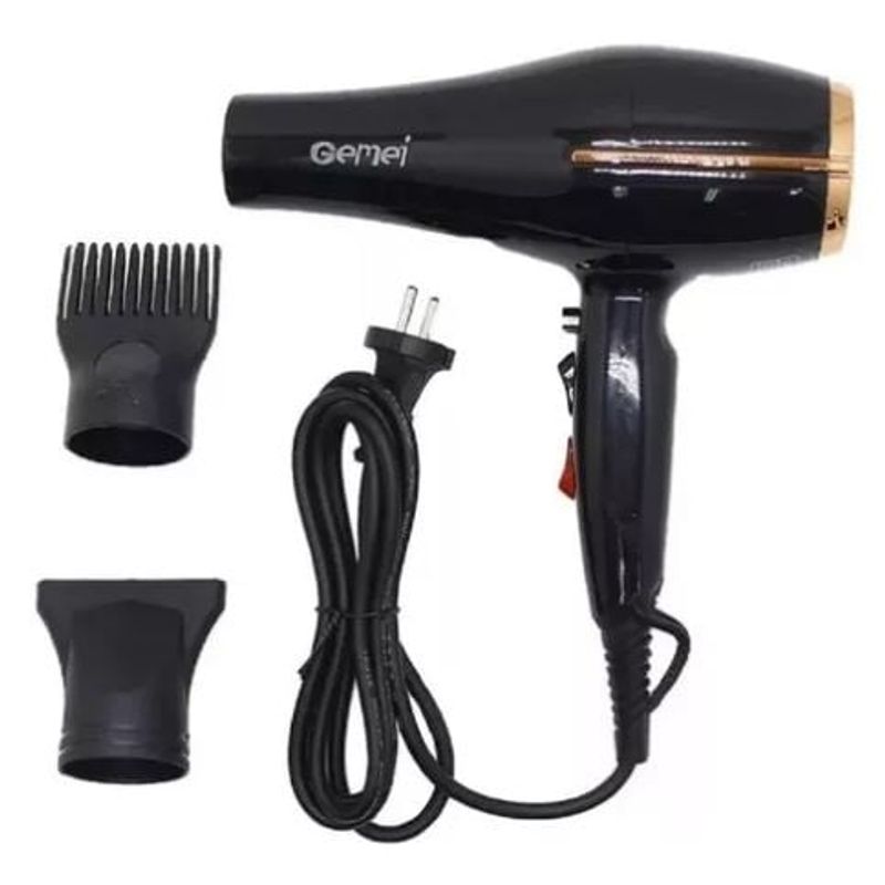 GENERICO - Secador De Cabello Profesional Gemei