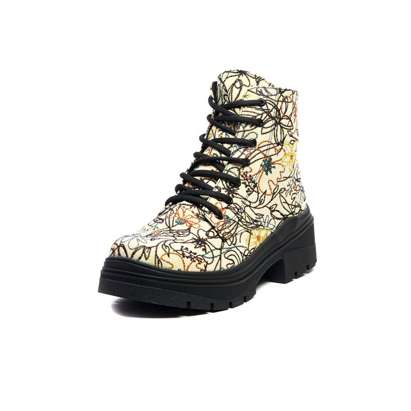 BALLERINA - Bota Para Mujer Mándalas Beige Ballerinas Iris