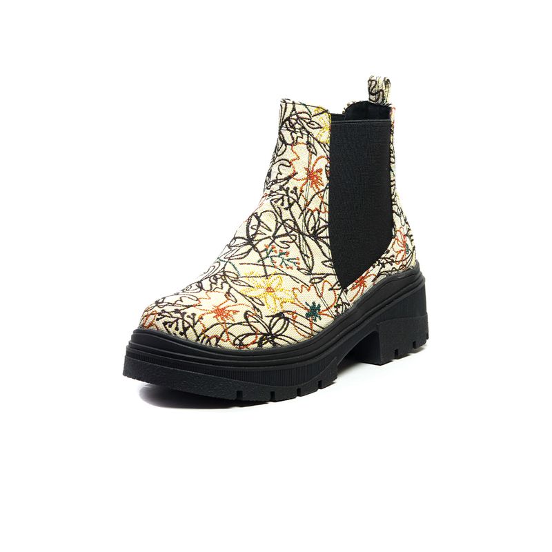 BALLERINA - Bota Para Mujer Mándalas Beige Ballerinas Alison