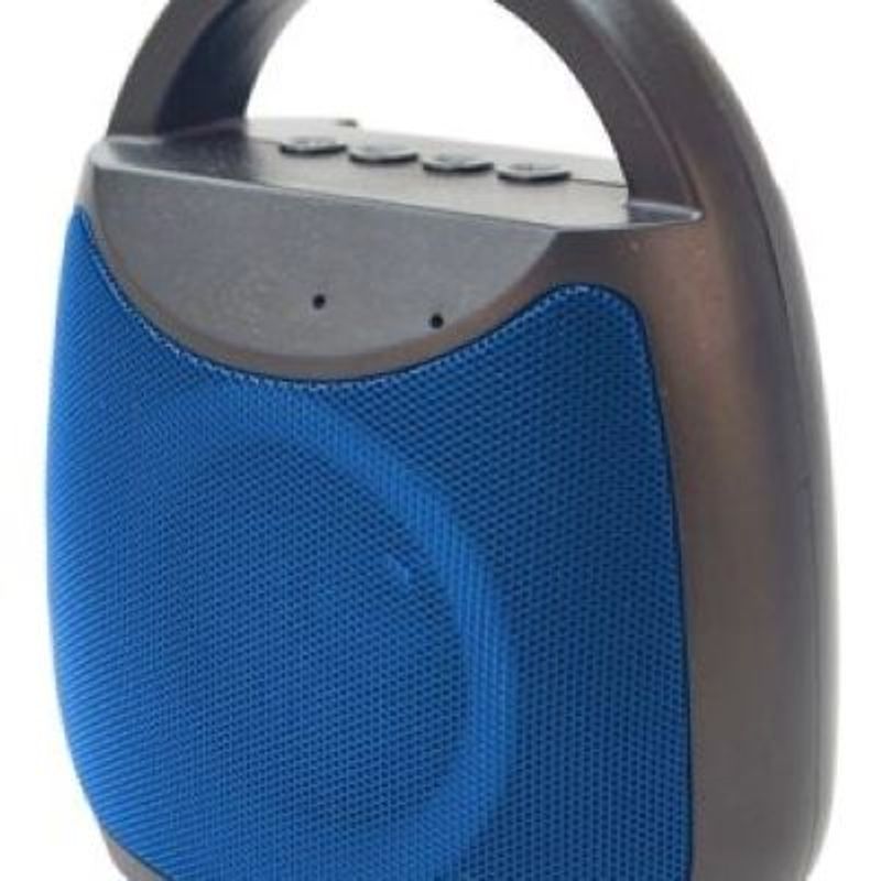 GENERICO - Parlante Portatil Rgb Led F60 Bluetooth Recargable Tws Azul