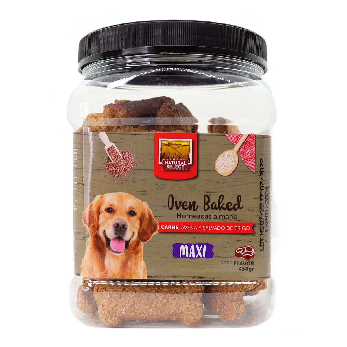 PETSPA - Galleta Para Perro Natural Select Maxi Bombonera 454 Gr
