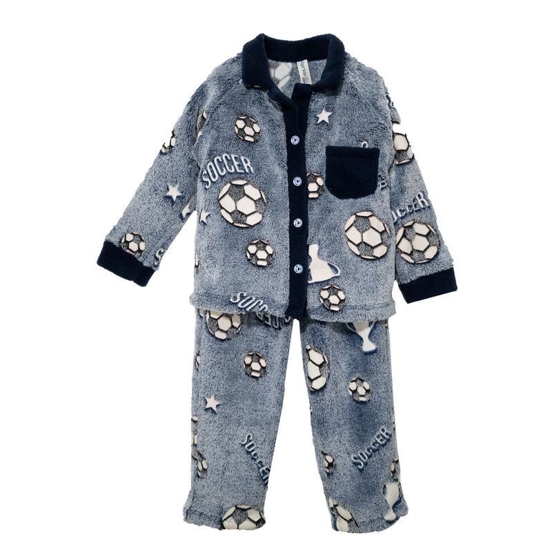 WOONKIE - PIJAMA AZUL BALONES BRILLA