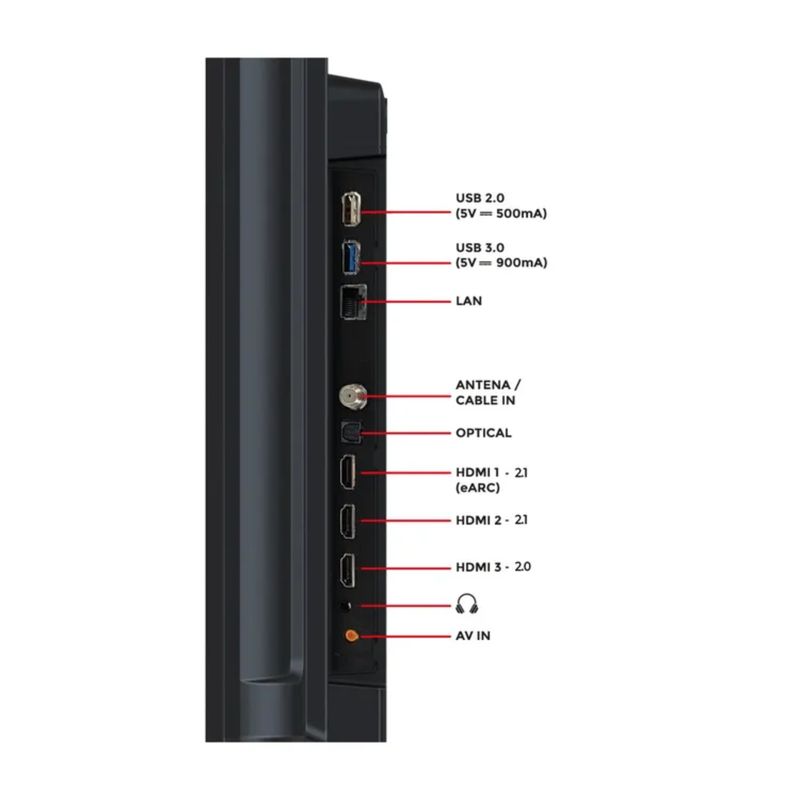 KALLEY - Televisor KALLEY 55" Pulgadas 139 cm 55G305 4K UHD MAX LED Smart TV Google