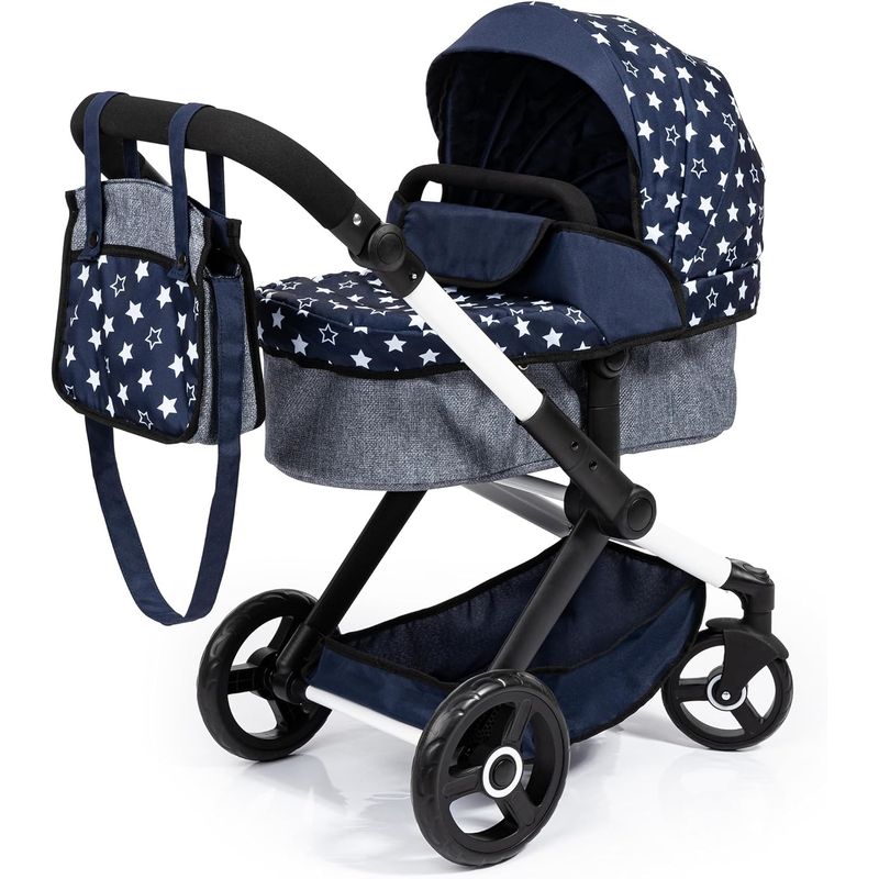 GENERICO - ❤ Coche Azul Con Estrellas ❤ Para Bebe Reborn ❤