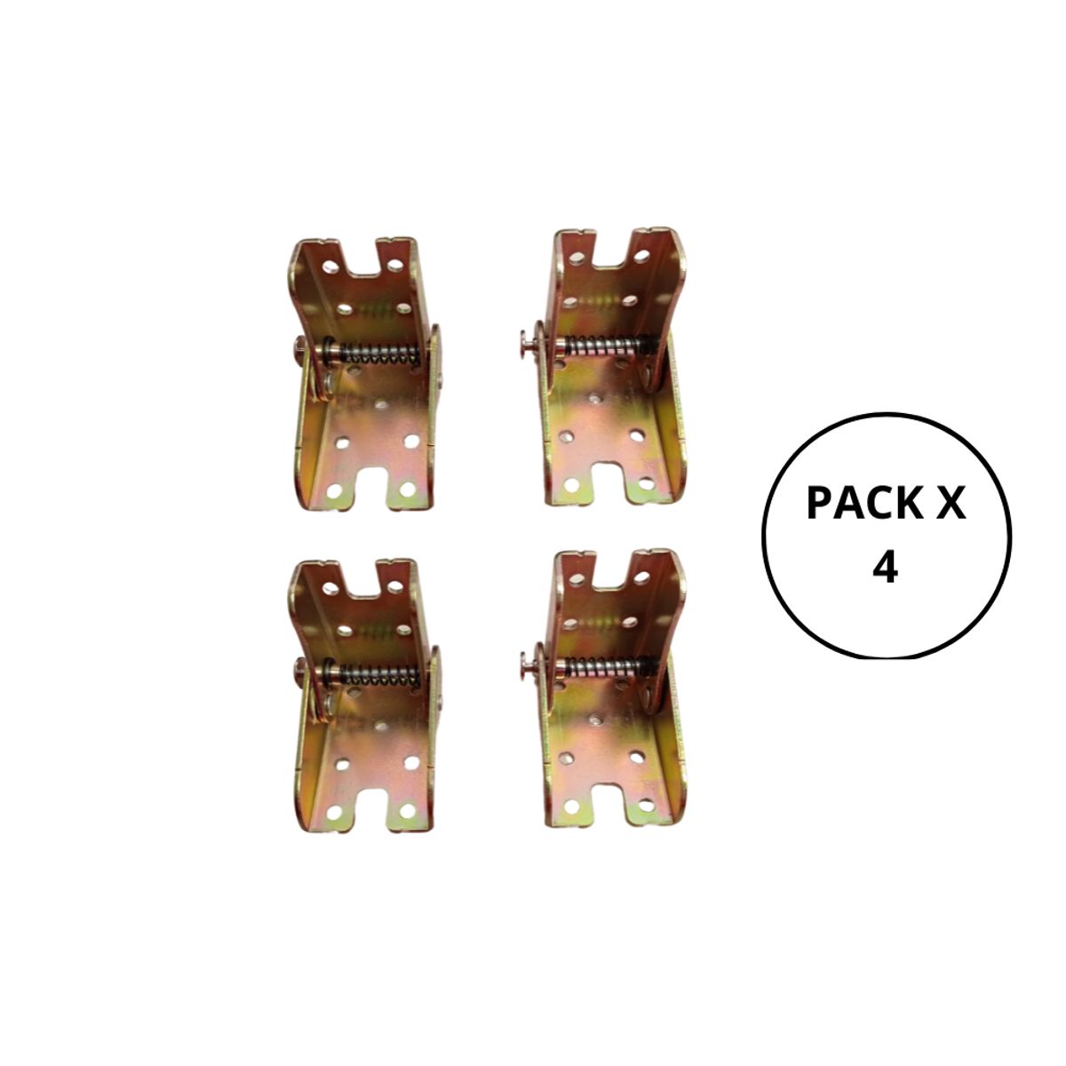 GENERICO - Bisagra Brazo Escualizable Multiusos Pie De Amigo - Pack X4