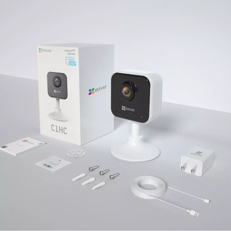 EZVIZ - Cámara Seguridad Wifi Inalámbrica Ezviz H1c Ip 2mp 1080p Color Blanco