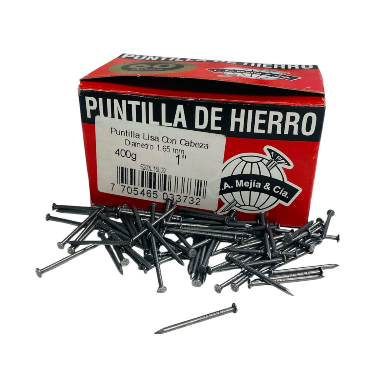 GENERICO - Puntilla de Hierro lisa 1″ Long 25mm CAMejía