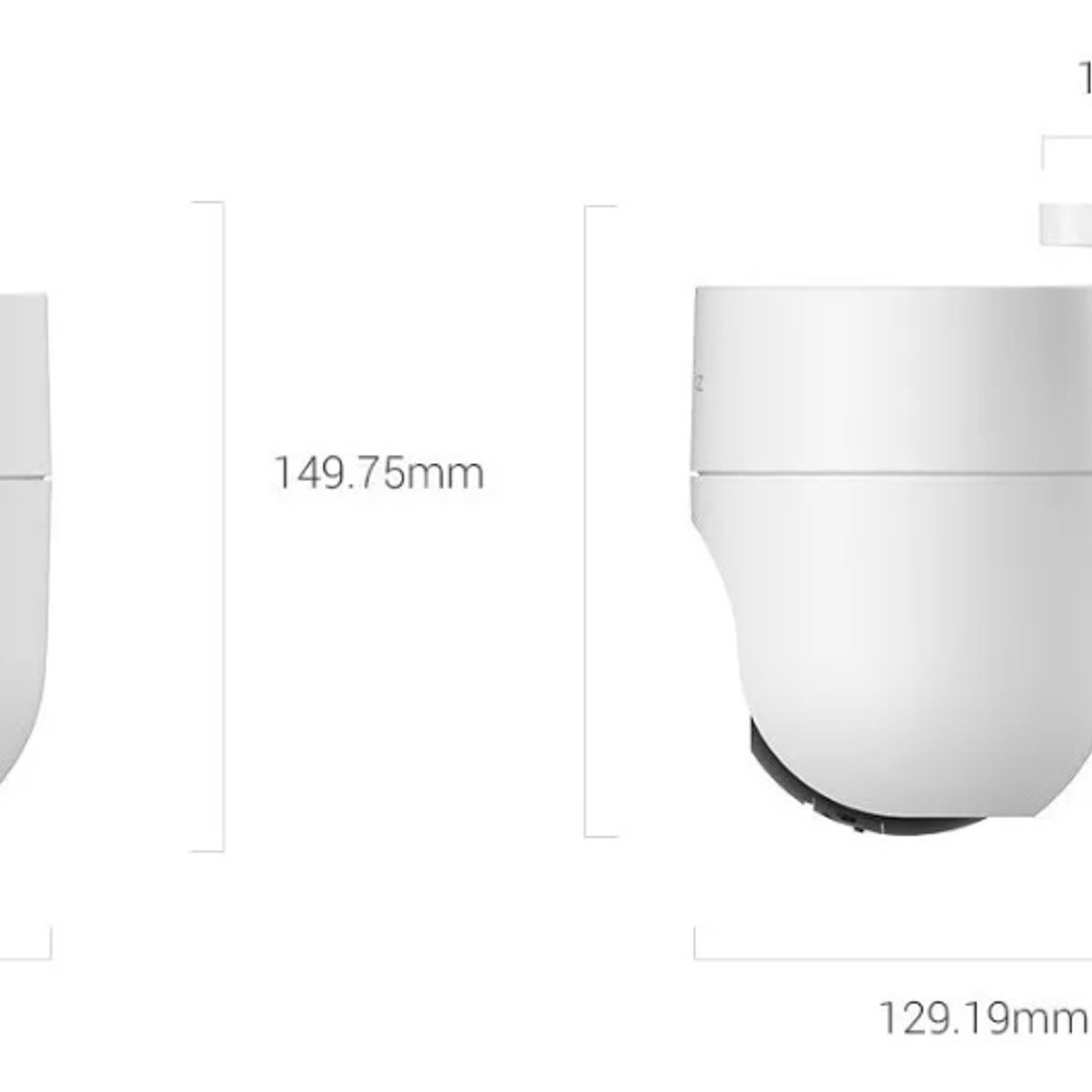 EZVIZ - Cámara Seguridad Wifi Exterior Ezviz H8c Ip 360° 1080p Color Blanco