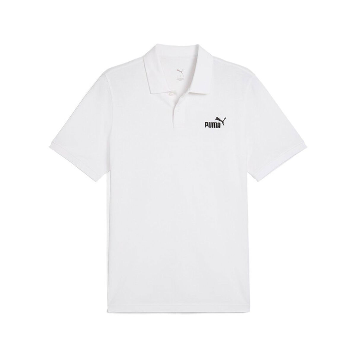 PUMA - Camisa Polo Marca Puma Ess No 1 Logo Original Blanco Hombre