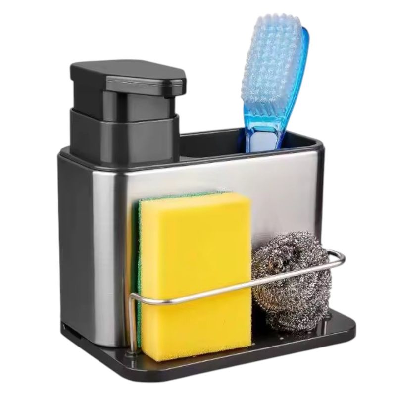 GENERICO - Dispensador De Jabon Con Soporte Para Cocina