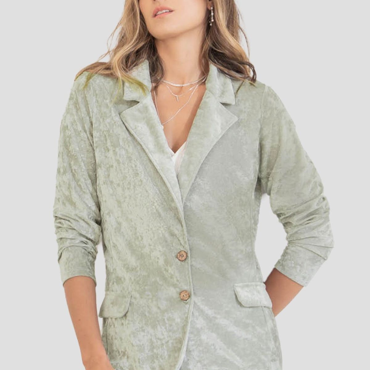 RUTTA - Blazer Mujer Verde Oliva Rutta 6881