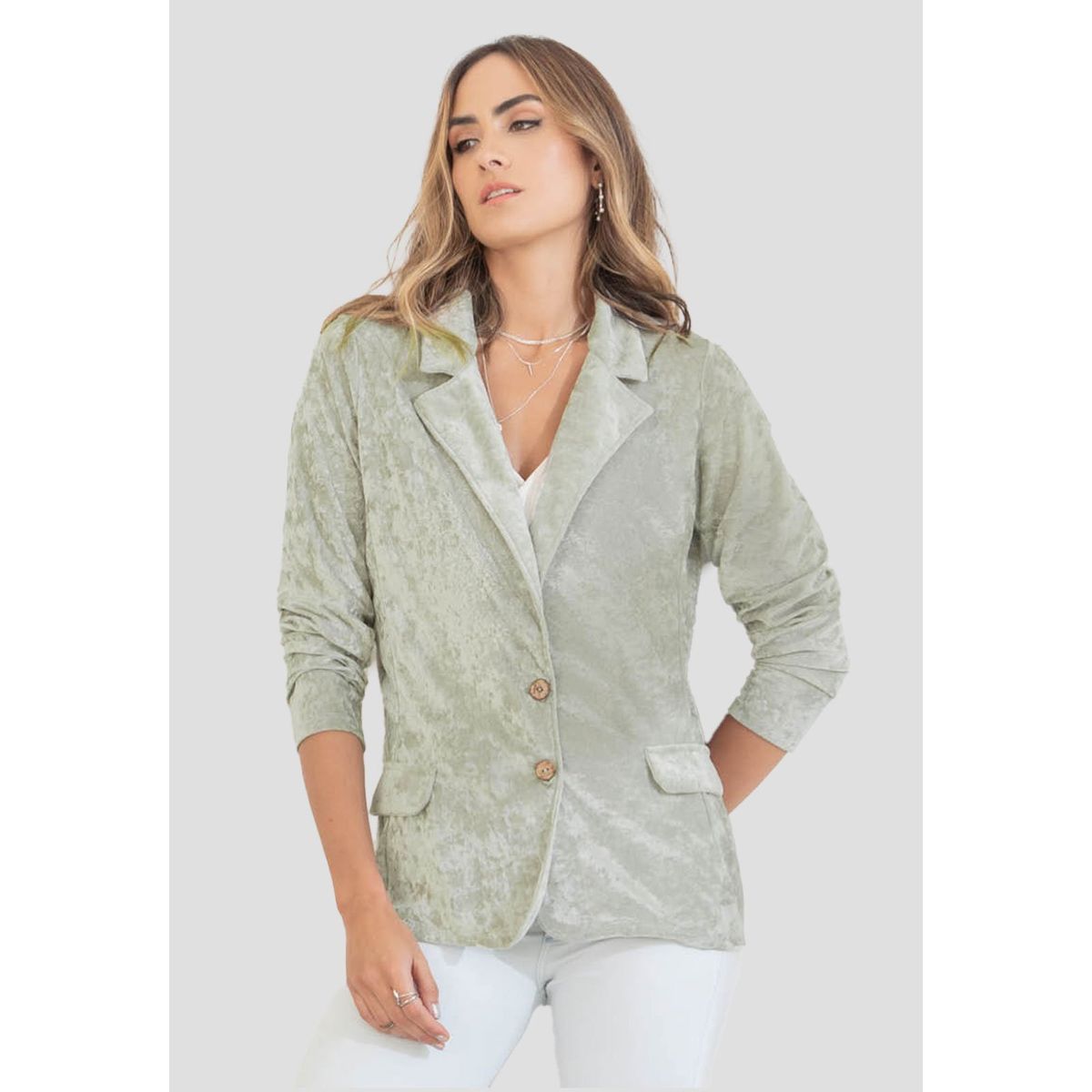 RUTTA - Blazer Mujer Verde Oliva Rutta 6881