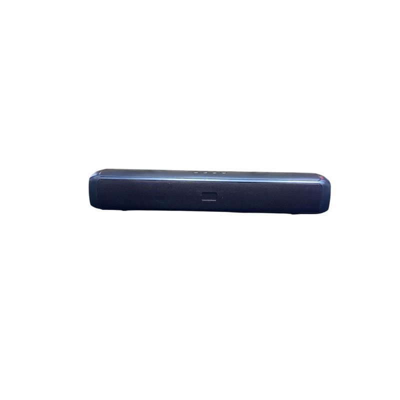 GENERICO - Parlante Barra Sonido Luces Rgb Bluetooth Usb Micro Sd Negro