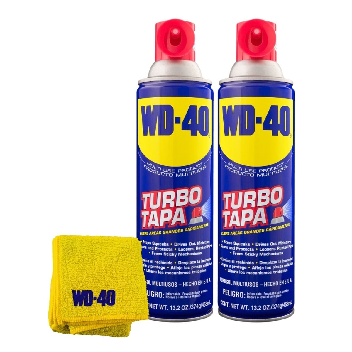 WD 40 - Wd-40® Lubricante Multiusos Turbo Tapa 458ml/ 13.2oz X2 Und
