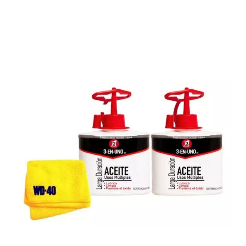 3 EN UNO - Aceite 3-En-Uno Gotero 30ml x2 Und