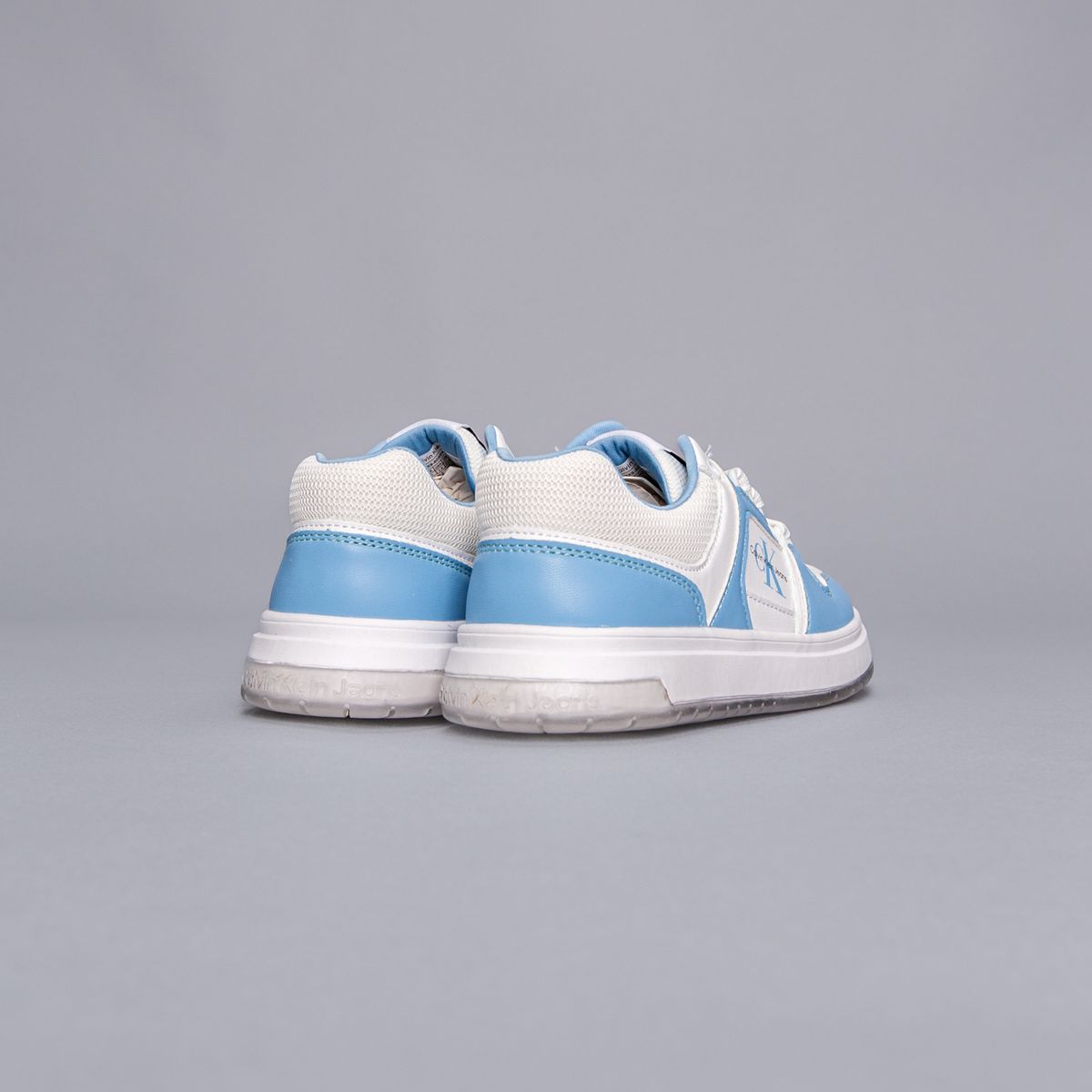 CALVIN KLEIN - Tenis Celeste Niña Tipo Basquet Calvin Klein