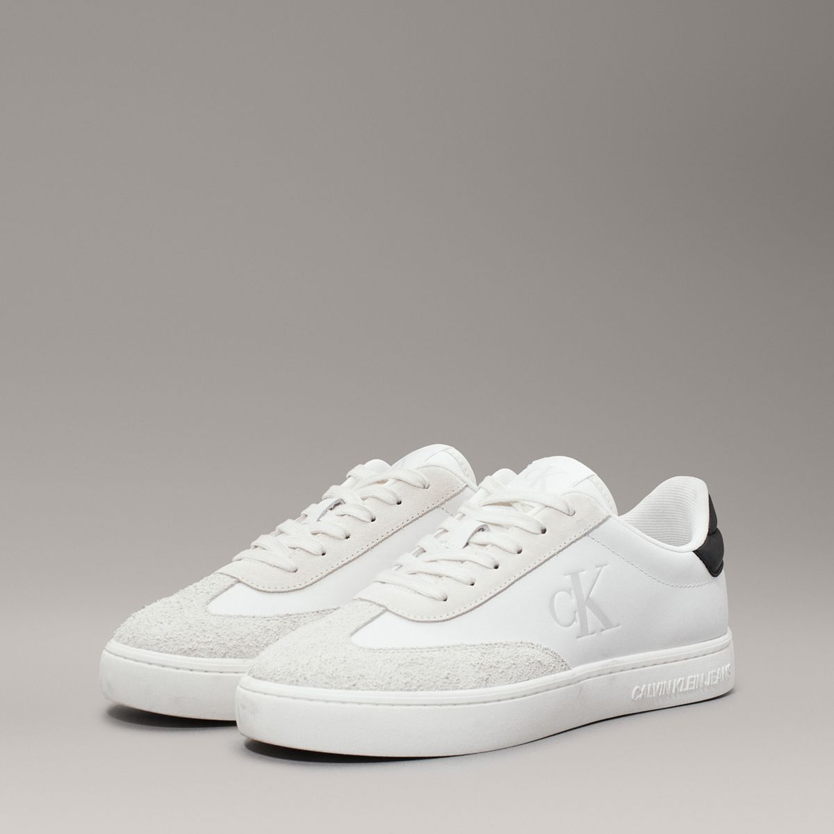 CALVIN KLEIN - Tenis multicolor classic cupsole de cuero Calvin Klein