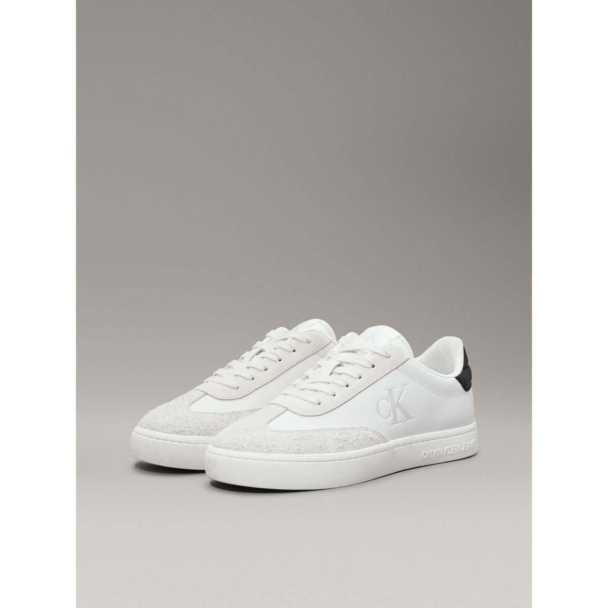 CALVIN KLEIN - Tenis multicolor classic cupsole de cuero Calvin Klein