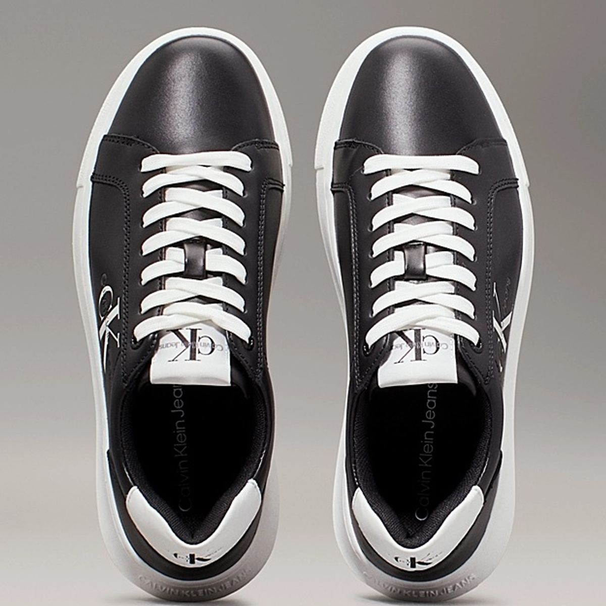 CALVIN KLEIN - Tenis negro chunky cupsole laceup Calvin Klein